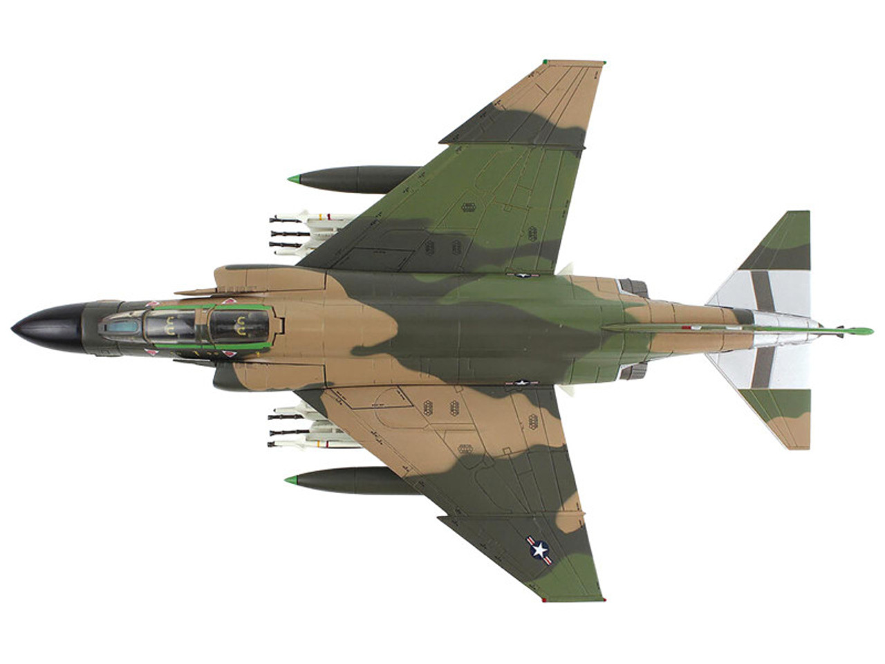 McDonnell Douglas F-4D Phantom II Fighter-Bomber Aircraft "66-7463 MiG Killer 665th TFS 432nd TRW Thailand" (1972) United States Air Force "Air Power Series" 1/72 Diecast Model by Hobby Master