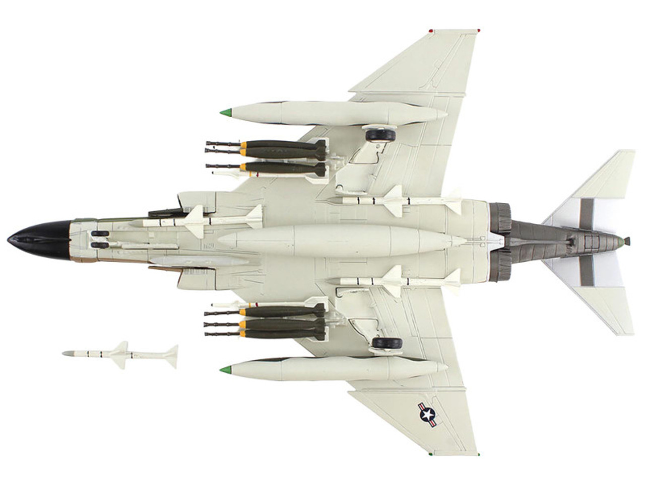 McDonnell Douglas F-4D Phantom II Fighter-Bomber Aircraft "66-7463 MiG Killer 665th TFS 432nd TRW Thailand" (1972) United States Air Force "Air Power Series" 1/72 Diecast Model by Hobby Master