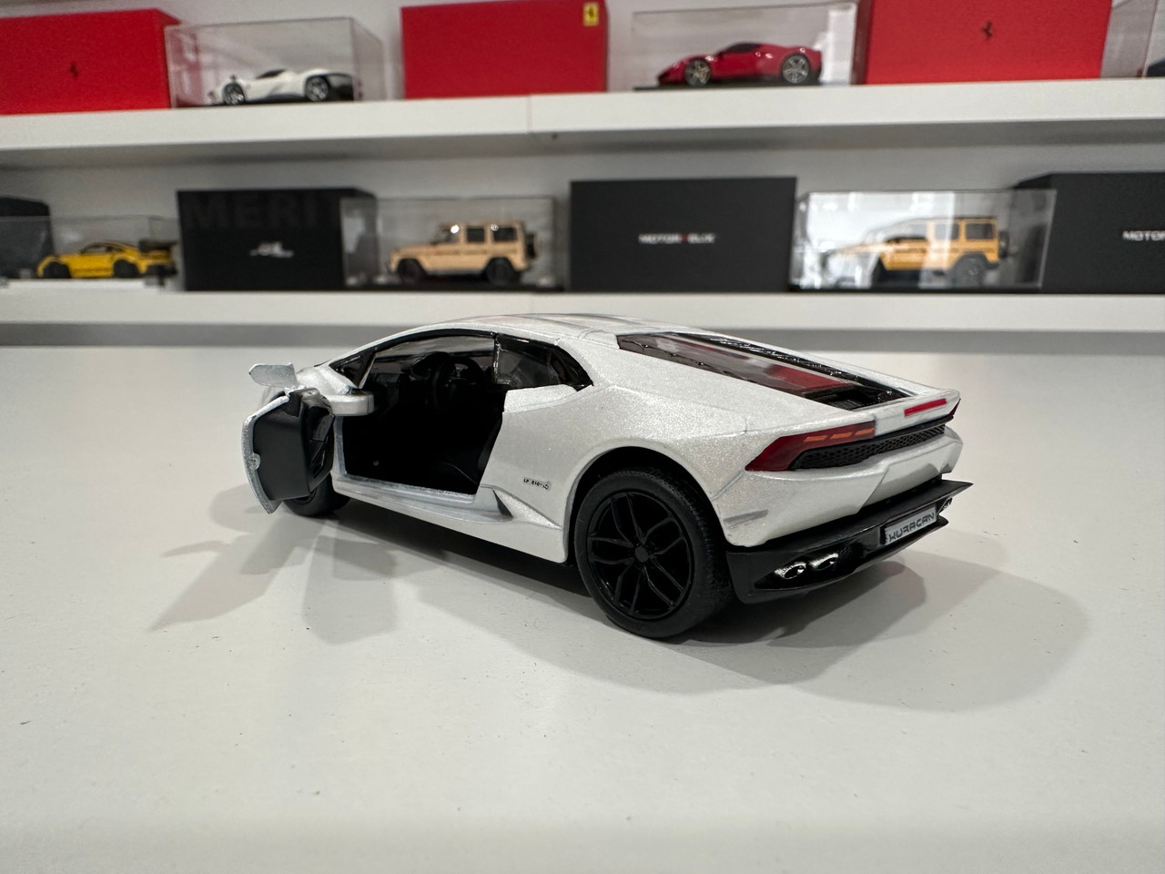 @N様 1/36 Kinsmart Lamborghini Huracan LP610-4 (White) Diecast Car