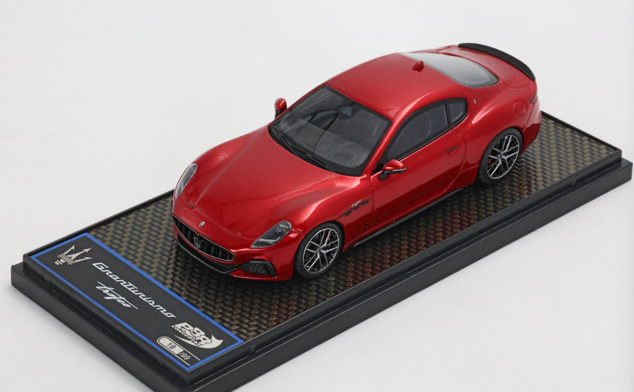 1/43 BBR 2023 Maserati Granturismo Trofeo (Rosso GT Red) Car Model Limited 99 Pieces