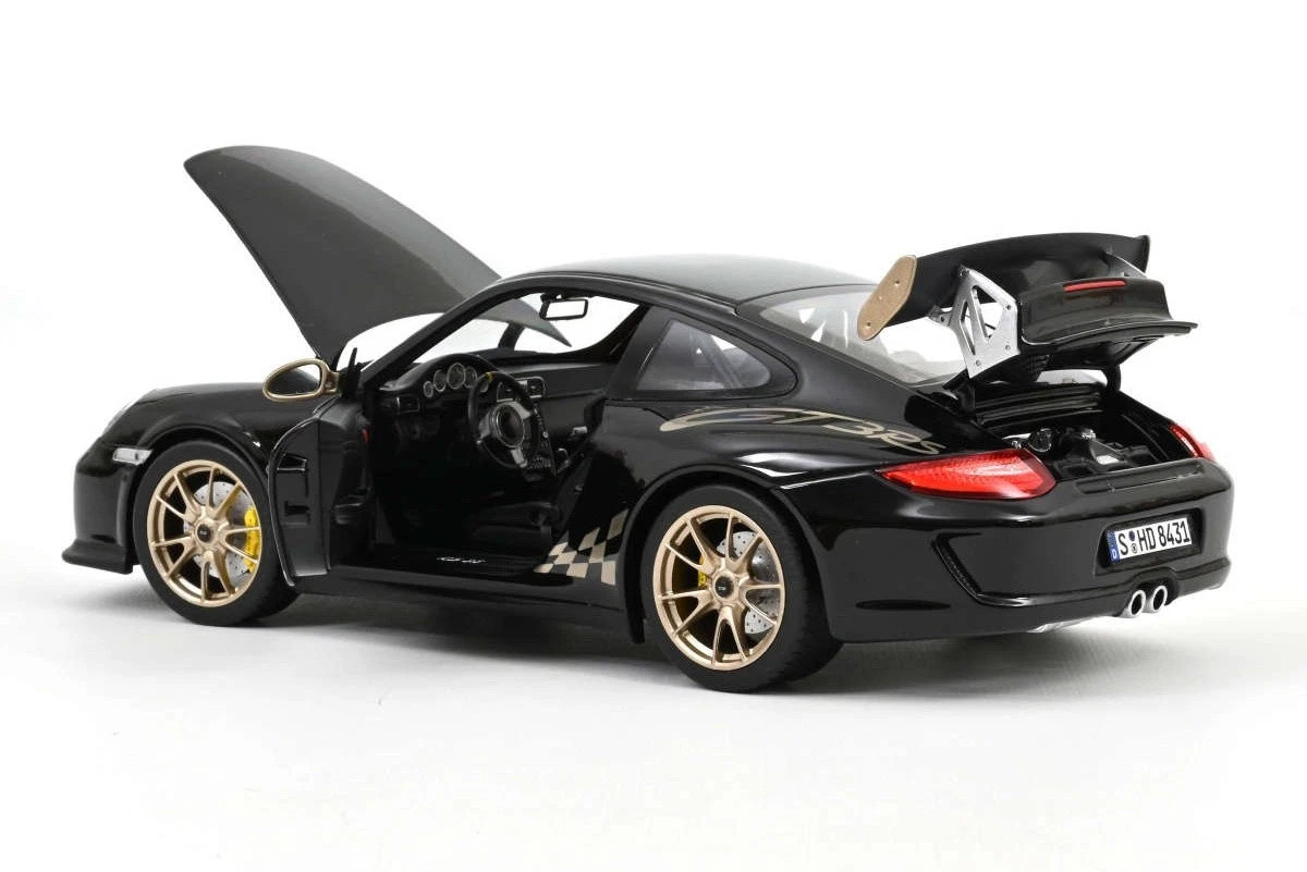 1/18 Norev 2009 Porsche 911 (997.2) GT3 RS (Black) Diecast Car