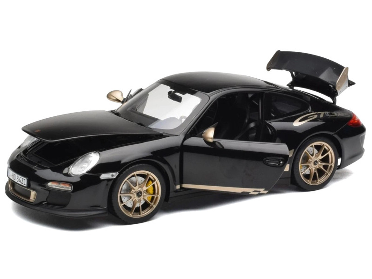 1/18 Norev 2009 Porsche 911 (997.2) GT3 RS (Black) Diecast Car Model