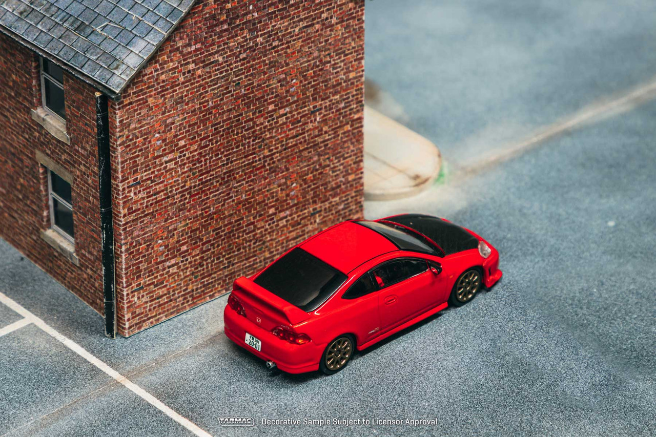 1/64 Tarmac Works Honda Integra Type R DC5 Custom (Red) Diecast