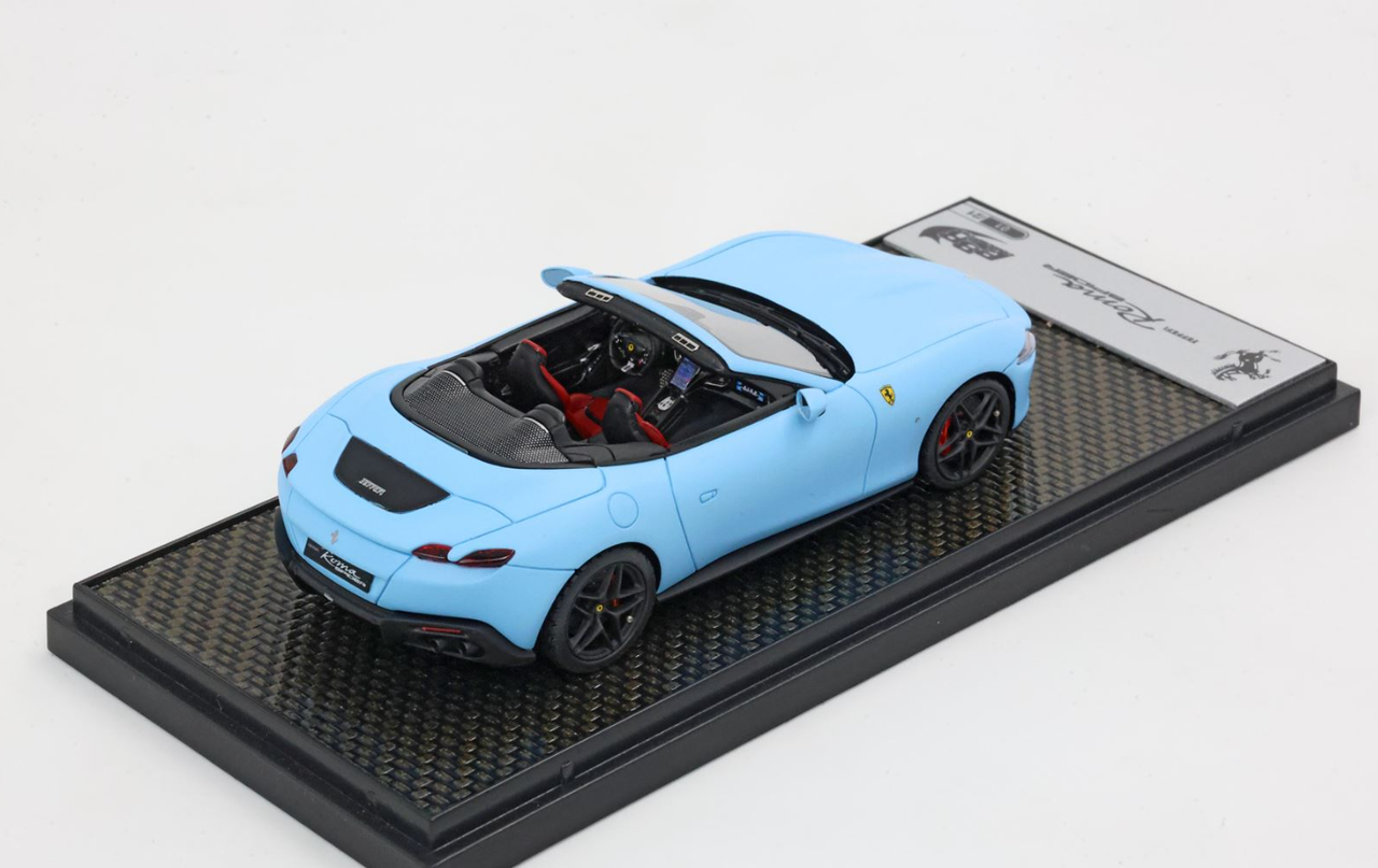 1/43 BBR Ferrari Roma Spider (Matte Blue La Plata) Car Model Limited 21 Pieces