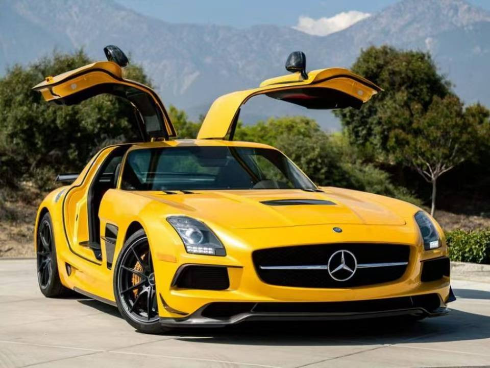 20枚 1/64 Funny Model Mercedes-Benz SLS AMG Black Series (Yellow