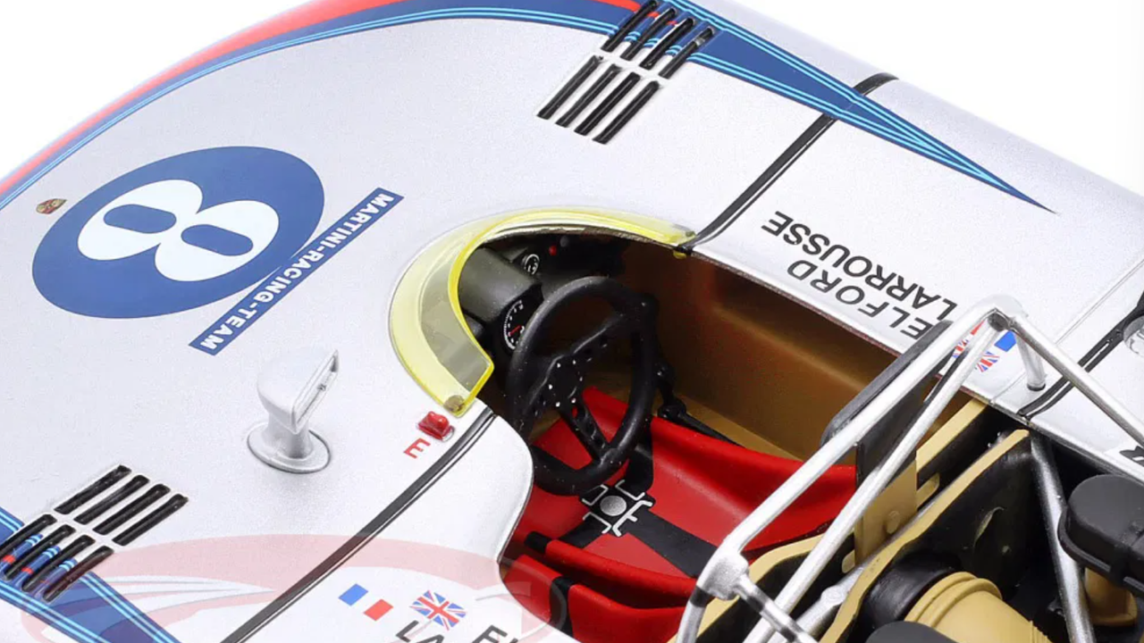 1/18 Werk83 1971 Porsche 908/03 #8 Martini Racing Targa Florio Martini Team Gérard Larrousse, Vic Elford Diecast Car Model
