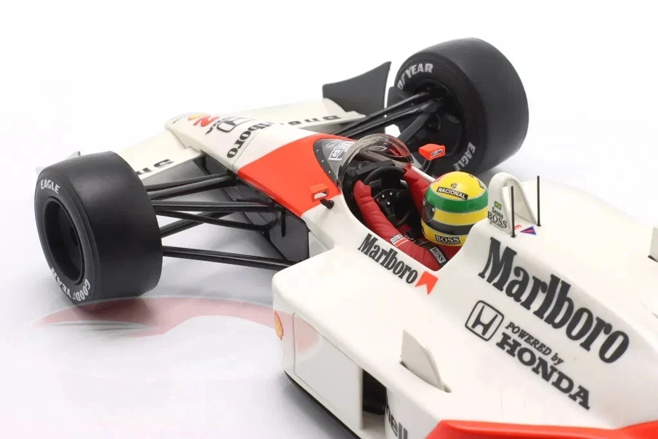 1/18 Premium X 1988 Ayrton Senna McLaren MP4/4 #12 Winner Japan GP Formula 1 World Champion Car Model