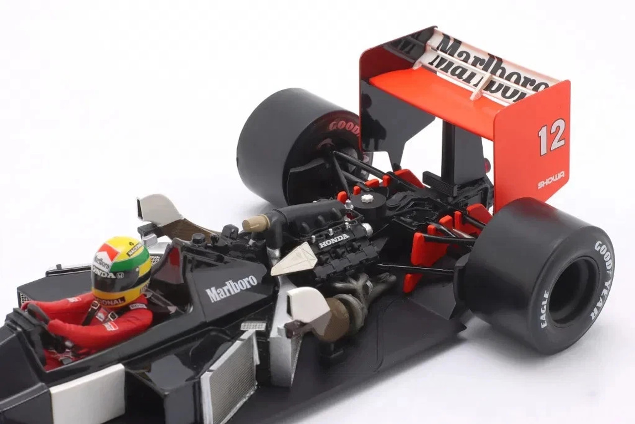 1/18 Premium X 1988 Ayrton Senna McLaren MP4/4 #12 Winner Japan GP Formula 1 World Champion Car Model