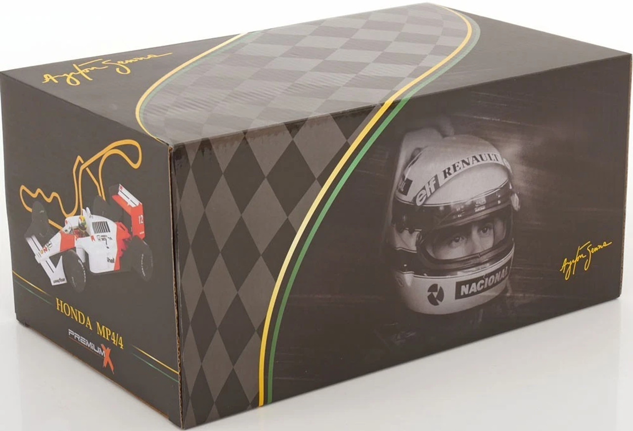 1/18 Premium X 1988 Ayrton Senna McLaren MP4/4 #12 Winner Japan GP Formula 1 World Champion Car Model