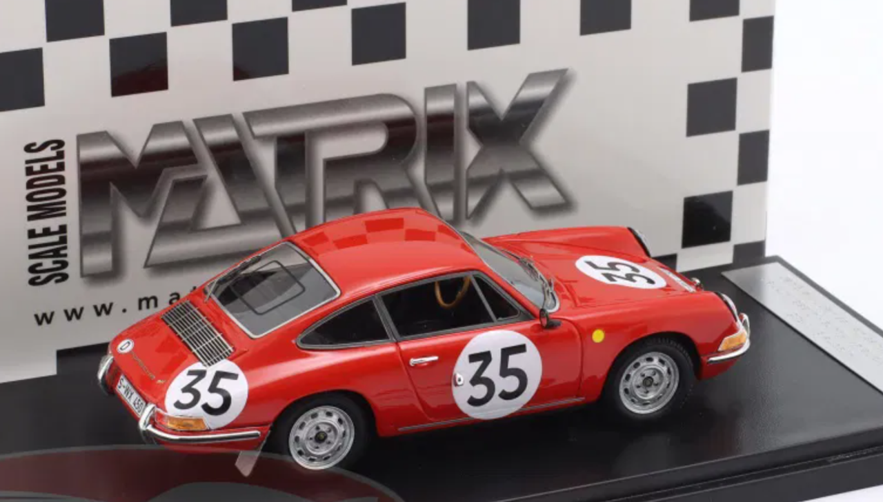 1/43 Matrix 1966 Porsche 911S #35 24h LeMans Jacques Dewez Jacques Dewez, Jean Kerguen Car Model