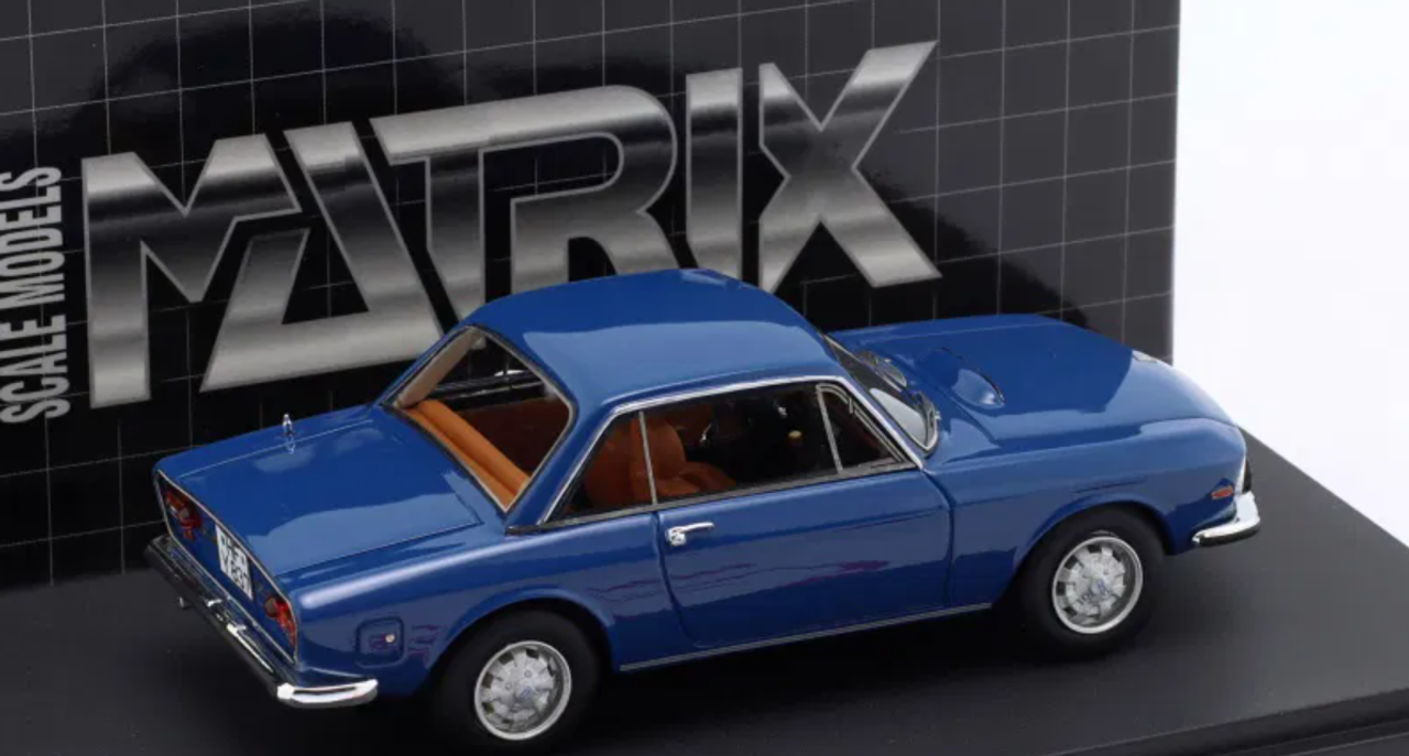 1/43 Matrix 1974-1976 Lancia Fulvia Coupe Series 3 (Blue) Car Model