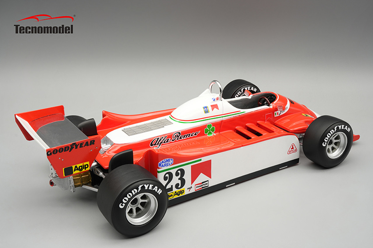 1/18 Tecnomodel Alfa Romeo 179 1980 Monaco GP Driver: Bruno Giacomelli Limited Edition Car Model