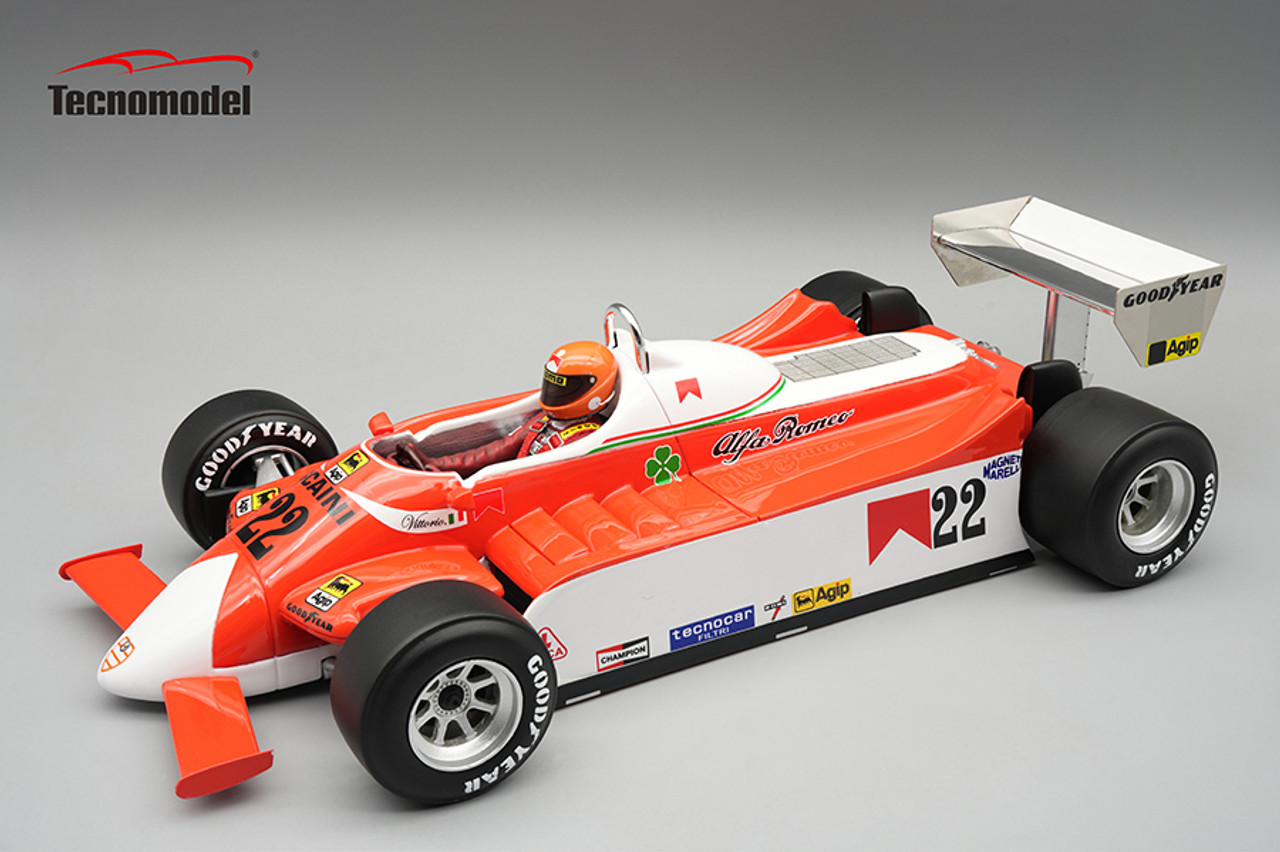 1/18 Tecnomodel Alfa Romeo 179 1980 Olanda GP Driver: Vittorio Brambilla  Limited Edition Car Model