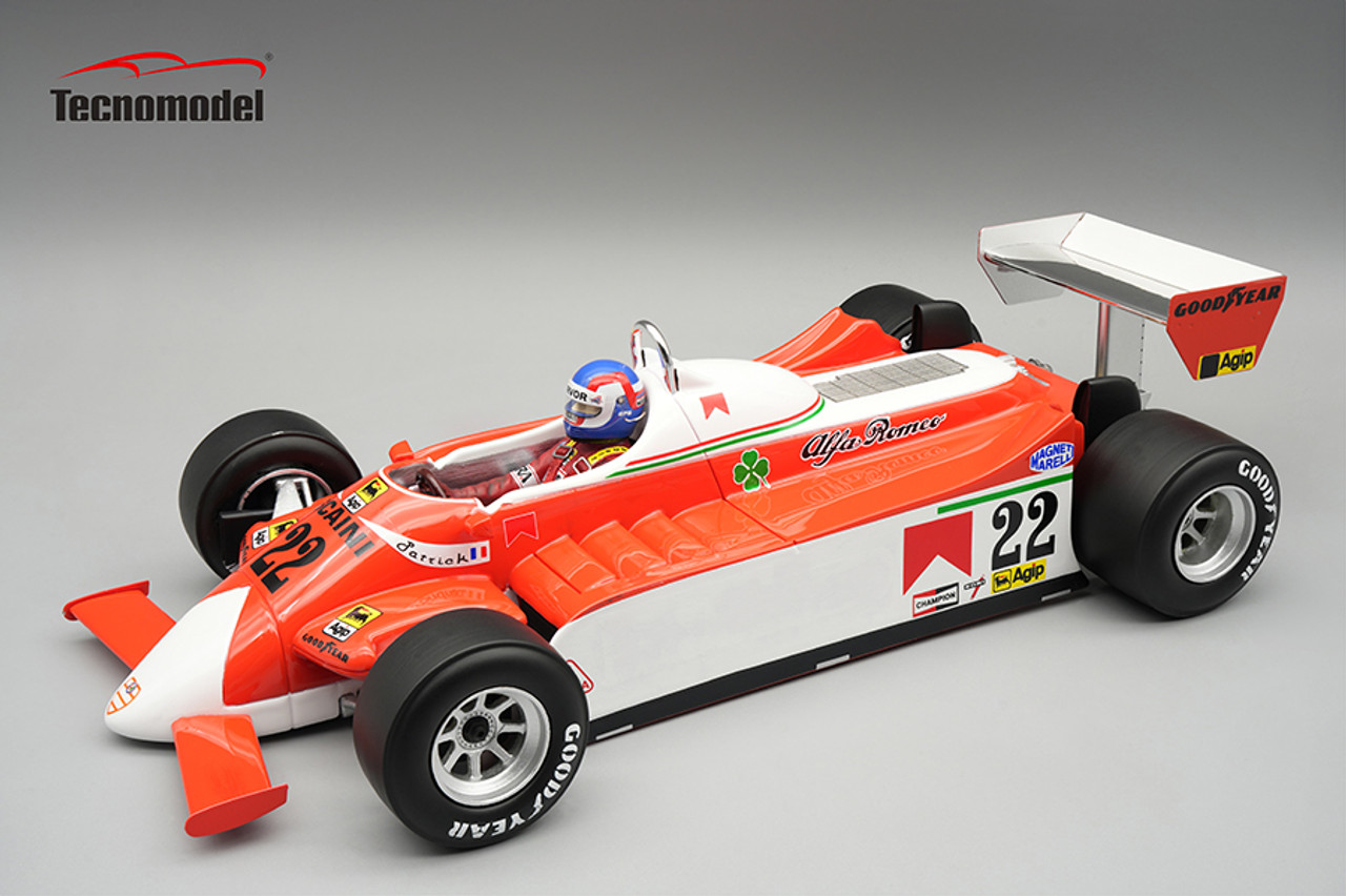 1/18 Tecnomodel Alfa Romeo 179 1980 Monaco GP Driver:  P. Depailler  Limited Edition Car Model