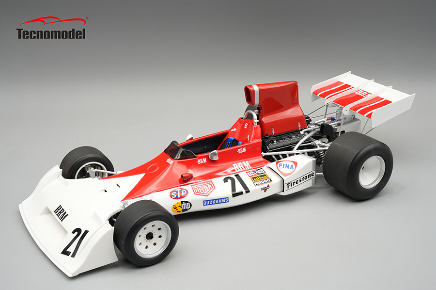 1/18 Tecnomodel BRM P160E 1973 Monza GP Driver: Niki Lauda Car #21