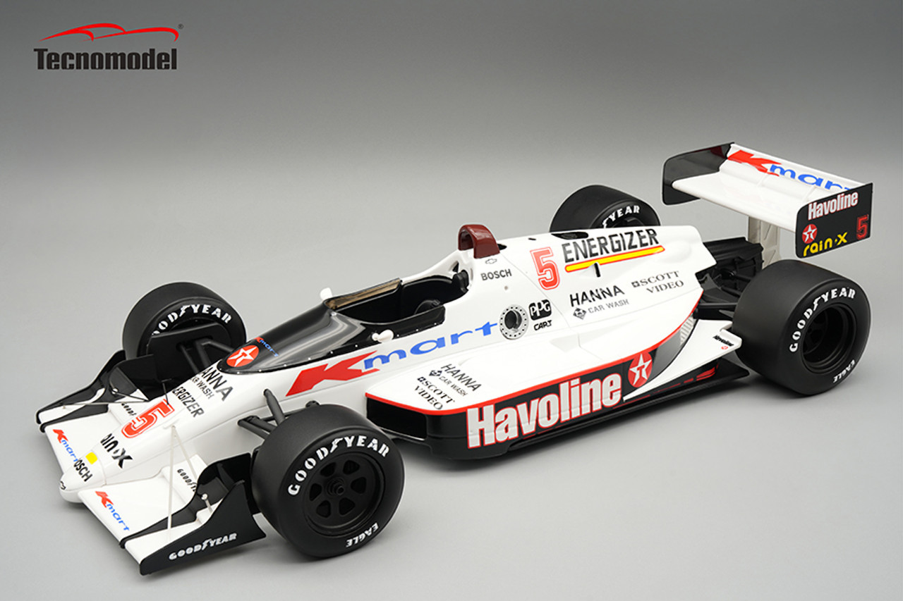 1/18 Tecnomodel Lola T89 1989 Formula Indy Driver: Mario Andretti Limited Edition Car Model