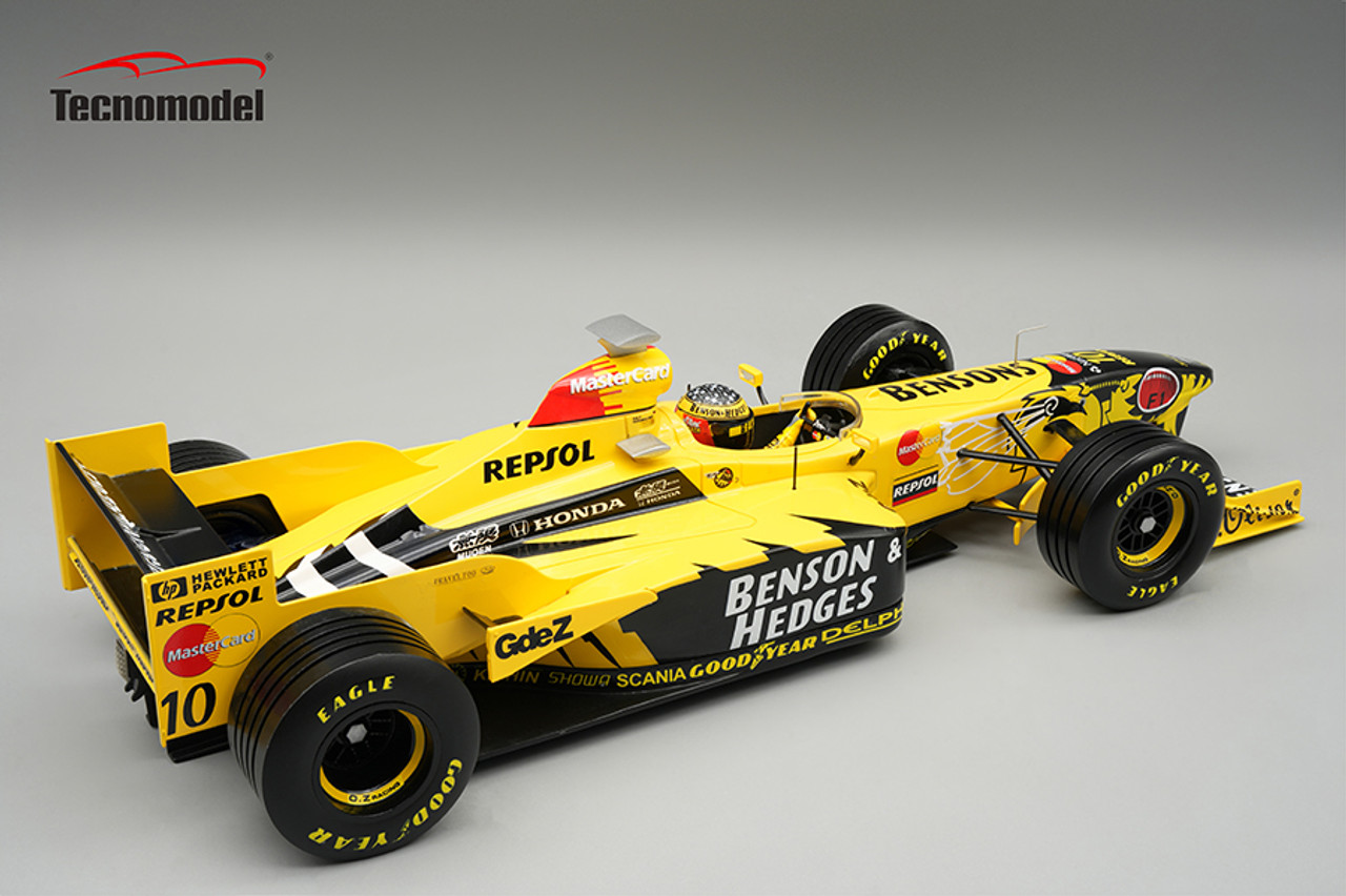 1/18 Tecnomodel 1998 Jordan Honda 198 1998 Australian GP Driver: Ralf Schumacher Car #10 Limited Edition Car Model
