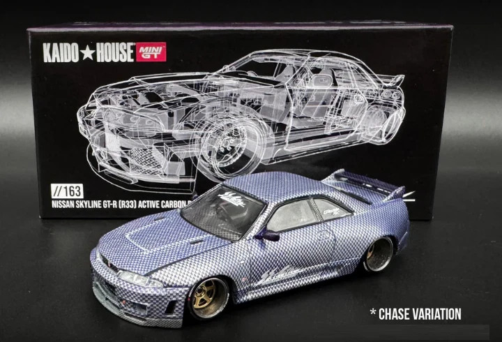 CHASE CAR Factory Sealed 1/64 Kaido House x Mini GT Nissan Skyline