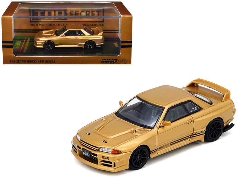 TOP SECRET R32 GT-R ミニカー 1/64 Inno64 Nissan Skyline GT-R GTR R32 Top Secret BNR32 (650R