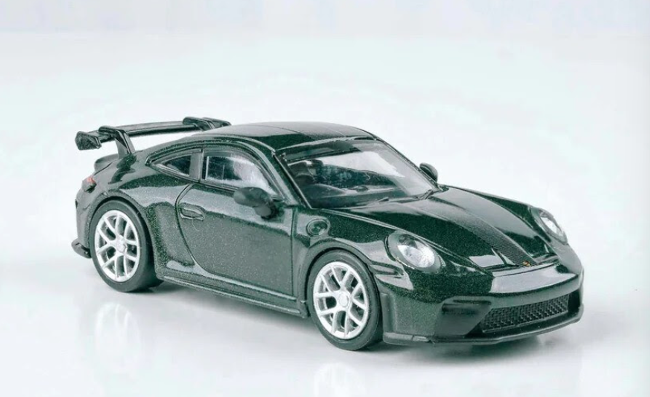 1/64 Paragon 2025 Porsche 911 (992.2) GT3 (Oak Green Metallic) Diecast Car Model