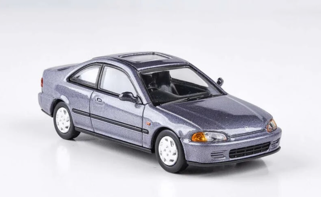 1/64 Paragon 1995 Honda Civic Coupe EJ1 (Horizon Grey) Diecast Car Model