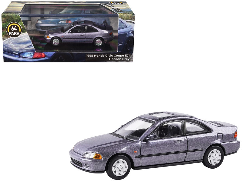 1/64 Paragon 1995 Honda Civic Coupe EJ1 (Horizon Grey) Diecast Car