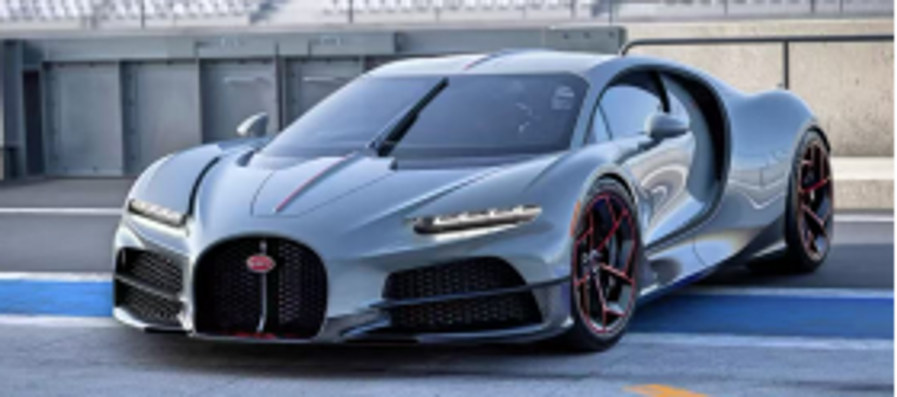 1/64 HH Model Bugatti Tourbillon (Jet Grey) Car Model