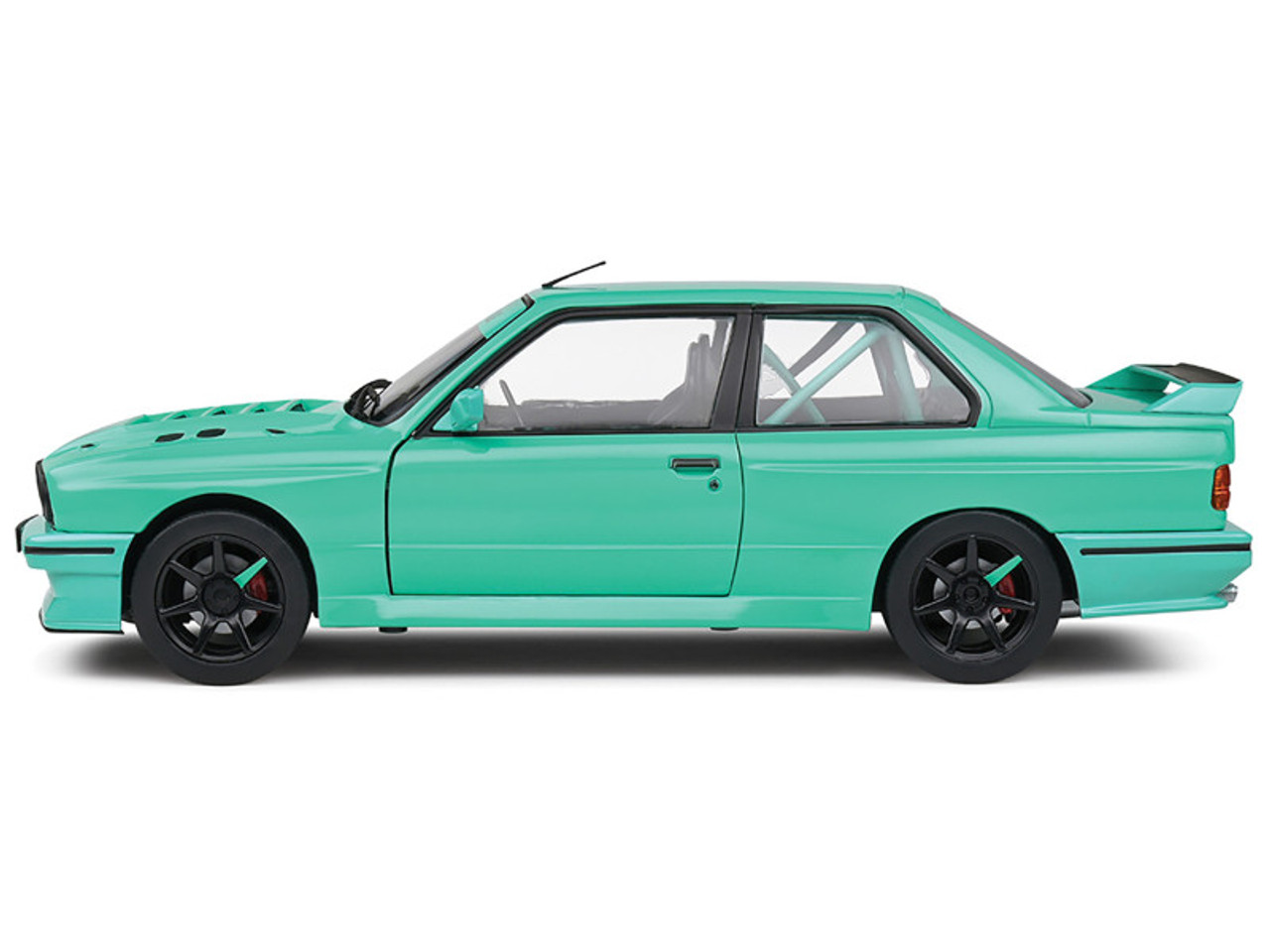 1/18 Solido 1990 BMW E30 M3 Custom "Drift Missile" (Tiffany Blue) Diecast Car Model