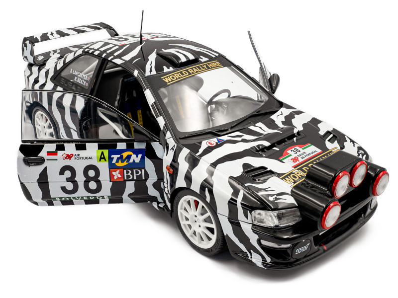 1/18 Solido 2001 Subra Impreza S5 WRC99 BiColor #38 Heath, Lancaster Tap Rally Portugal Diecast Car Model