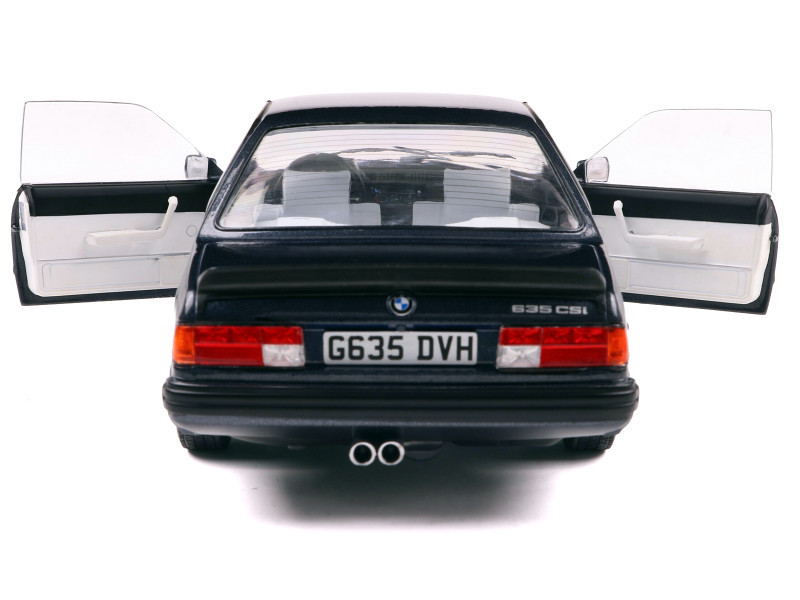 1/18 Solido 1984 BMW 635 CSi (E24) Macau (Blue) Diecast Car Model
