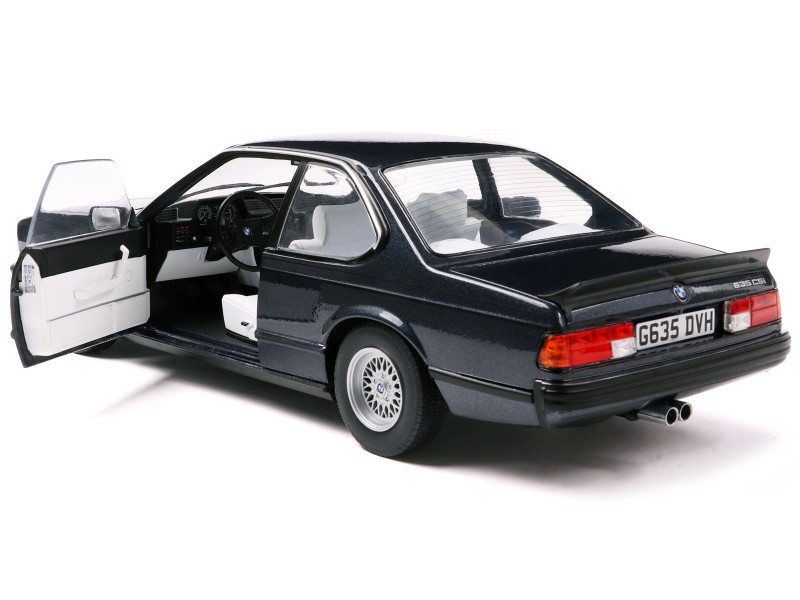 1/18 Solido 1984 BMW 635 CSi (E24) Macau (Blue) Diecast Car Model