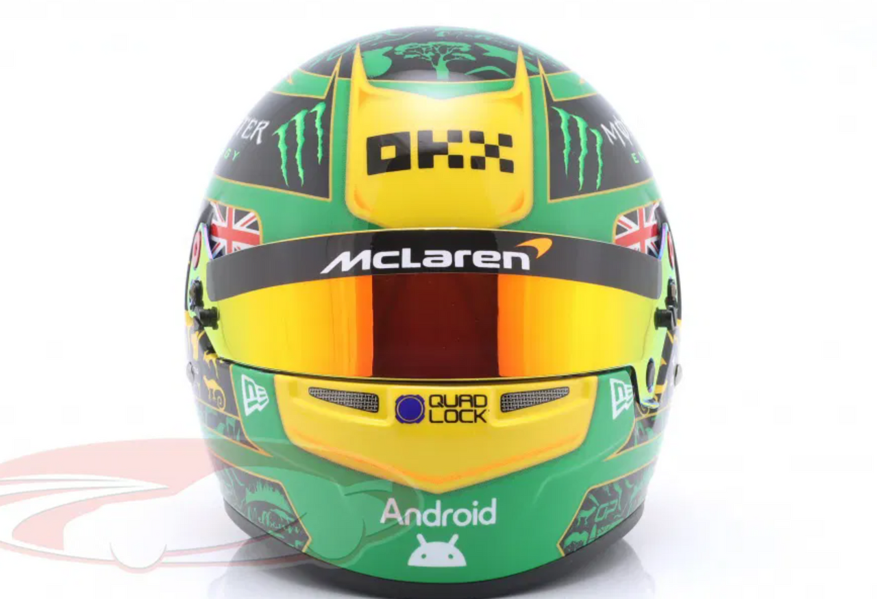 1/2 Bell 2025 Formula 1 Oscar Piastri #81 McLaren F1 Team Helmet Model