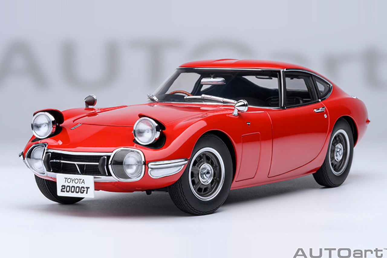 1/18 AUTOart 1967 Toyota 2000GT (Red) Car Model 1/18 AUTOart 1967 Toyota 2000GT (Red) Car Model