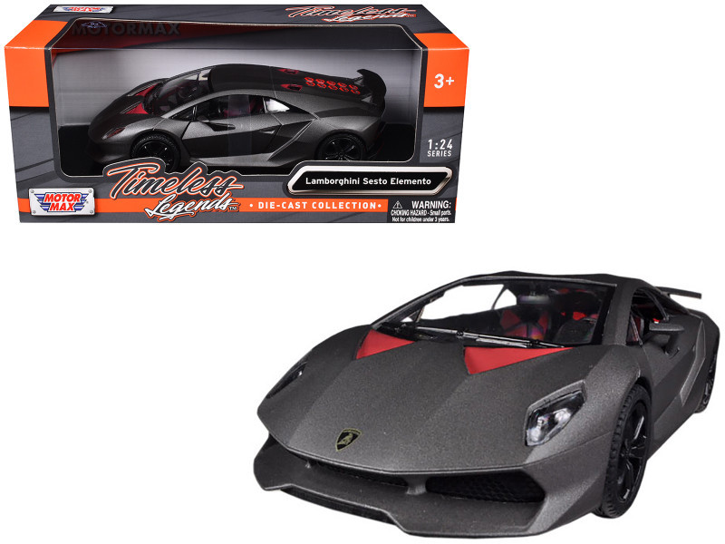 Lamborghini Sesto Elemento Carbon 1/24 Diecast Car Model by