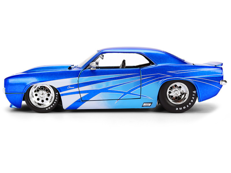 1969 Chevrolet Camaro Candy Blue with Graphics 
