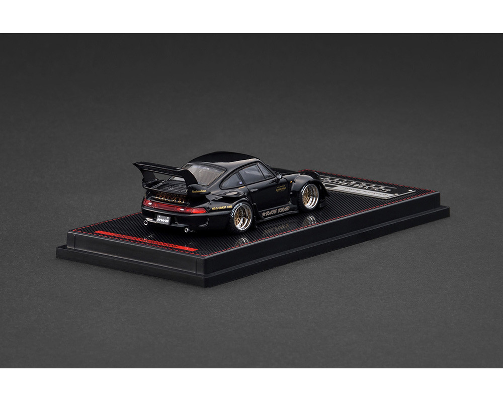 1/64 Ignition Model Porsche 911 Rauh-Welt Begriff RWB 993 (Black