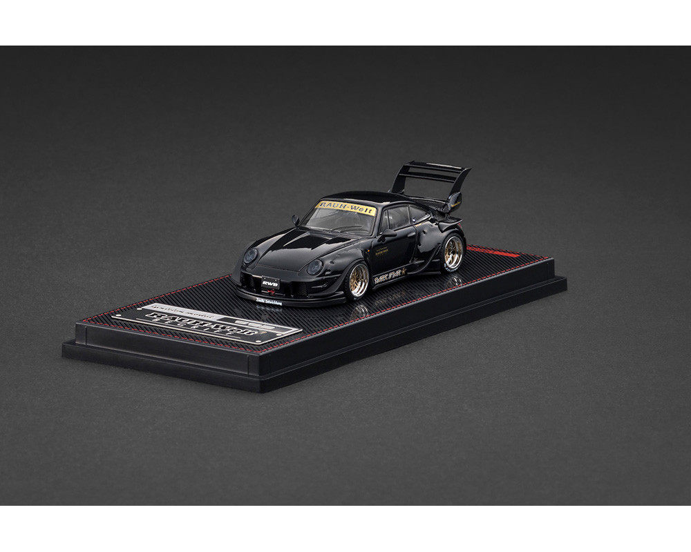 1/64 Ignition Model Porsche 911 Rauh-Welt Begriff RWB 993 (Black
