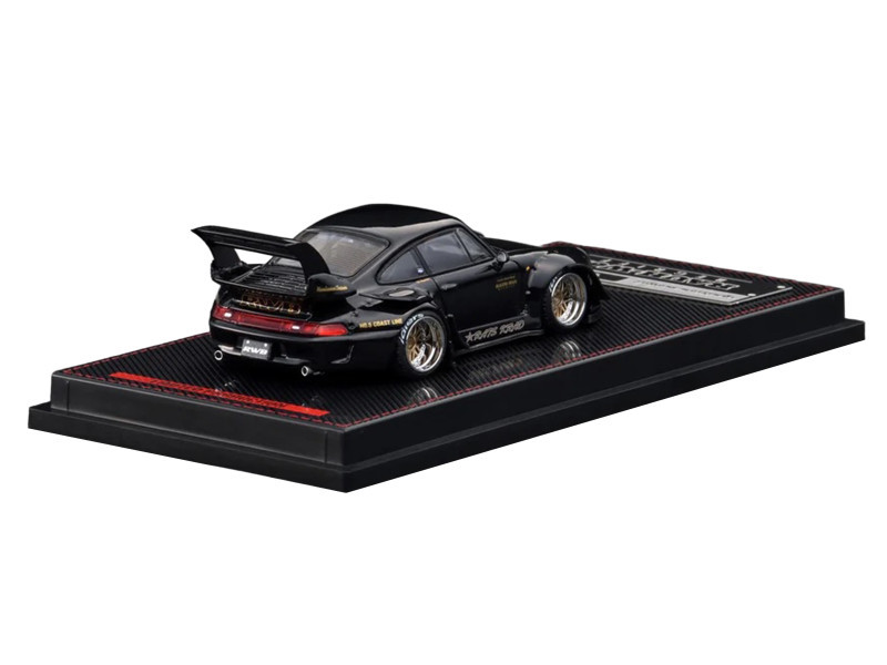 1/64 Ignition Model Porsche 911 Rauh-Welt Begriff RWB 993 (Black) Car Model