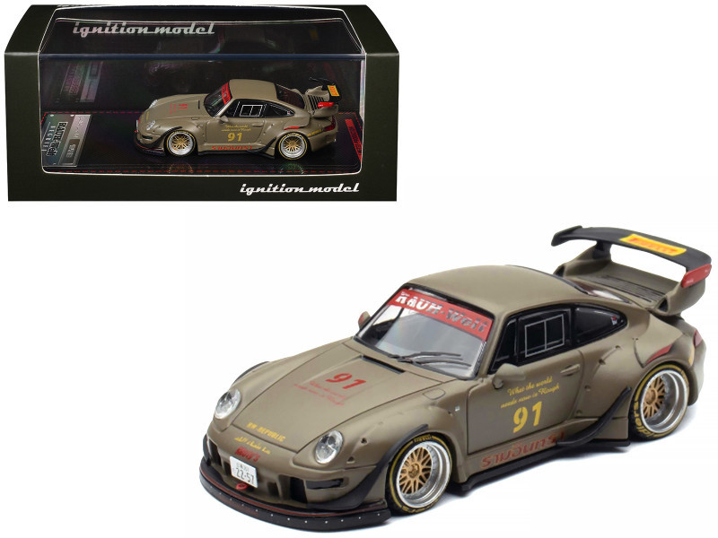 1/64 Ignition Model Porsche 911 Rauh-Welt Begriff RWB 993 (Matte