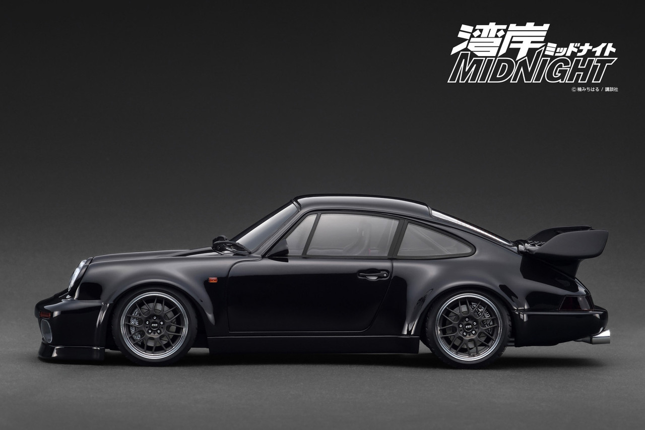 1/18 Ignition Model Porsche 911 964 Blackbird (Black) Midnight Car