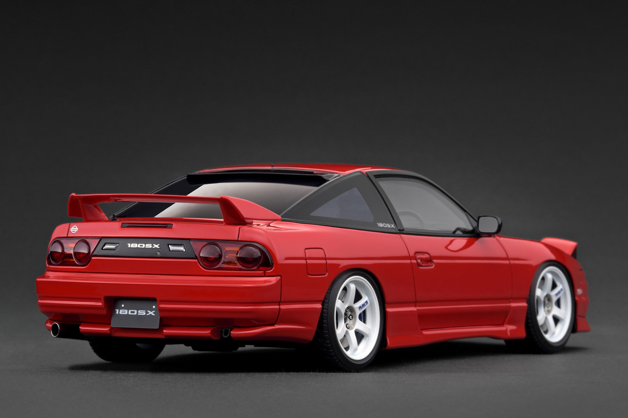 1/18 Ignition Model Nissan 180SX TYPE X (RPS13) (Red) Car Model