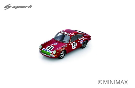 1/43 Spark Porsche 911S No.39 11th Le Mans 24H 1971 G. Verrier - G. Foucault Car Model
