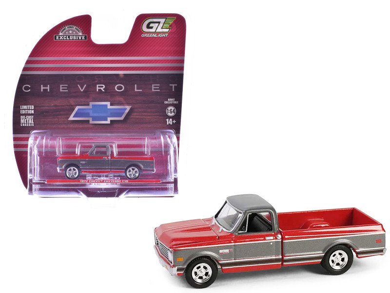 1972 Chevrolet Cheyenne C10 Short Bed Pickup Truck Ruby Red and