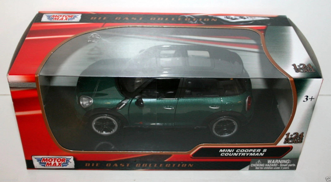 しょう③ 1/24 Motormax Mini Cooper S Countryman (Green) Diecast Car Model