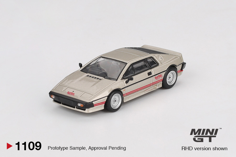 1/64 Mini GT Lotus Esprit Turbo (Metallic Silver) Diecast Car