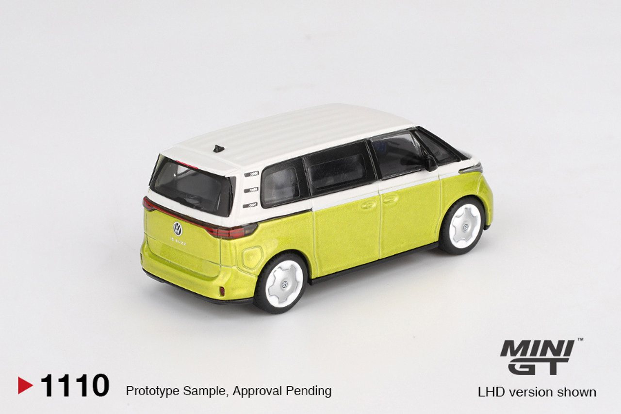 1/64 Mini GT Volkswagen ID.Buzz (Candy White & Pomelo Yellow) Diecast Car Model