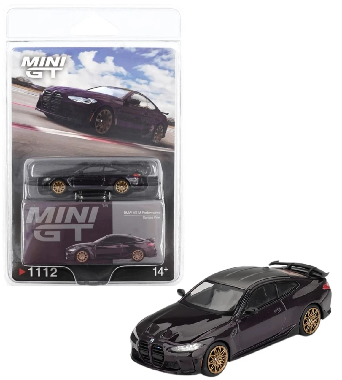 1/64 Mini GT M4 M-Performance (G82) (Daytona Violet Purple) Diecast Car Model