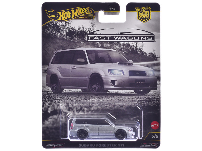 デイ Subaru Forester STI Silver Metallic 