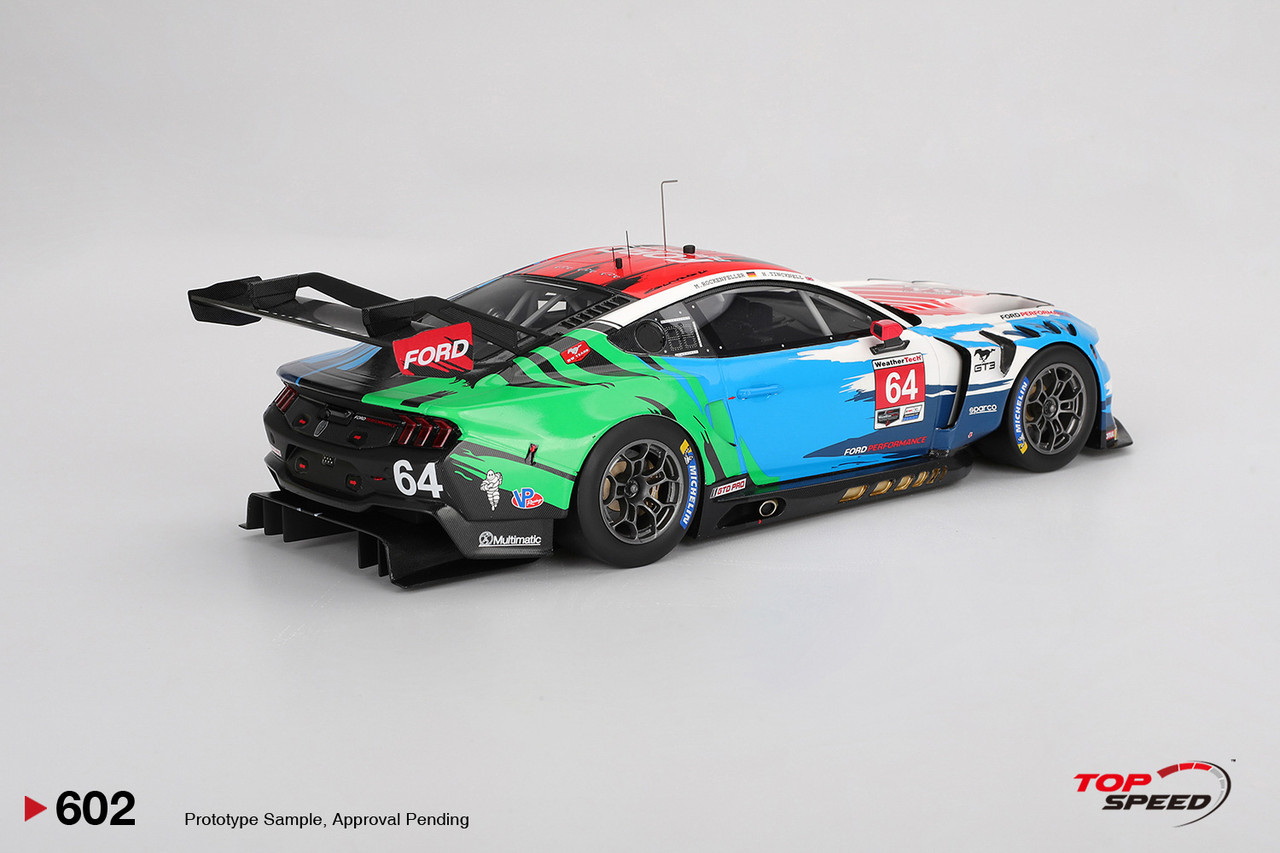 カン 1/18 Top Speed Ford Mustang GT3 #64 Ford Multimatic Motorsports