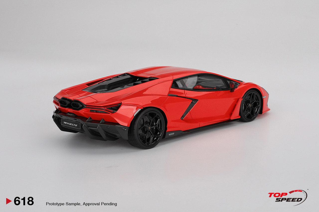 1/18 Top Speed Lamborghini Revuelto (Arancio Dac Lucido Orange) Car Model